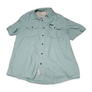 Field And Stream Shirt Fishing Men's Medium GREEN LIGHTWEIGHT
